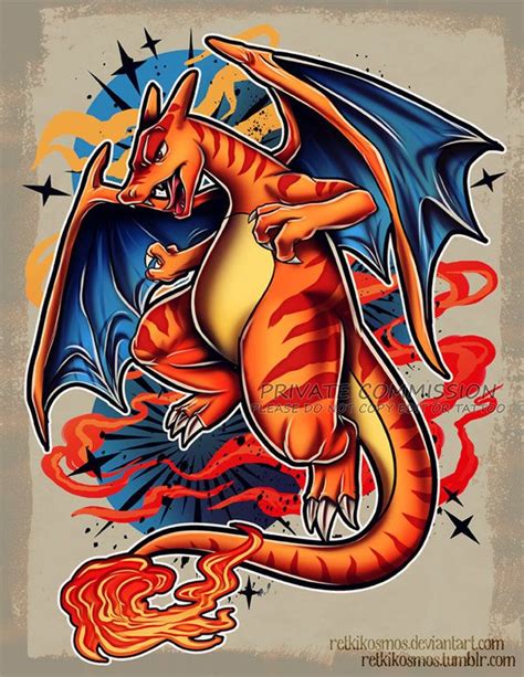 cool charizard drawings.